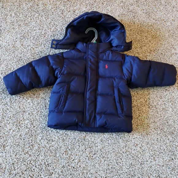 Polo Ralph Lauren Other - Polo Ralph Lauren Navy Blue 18M Down Puffer Coat